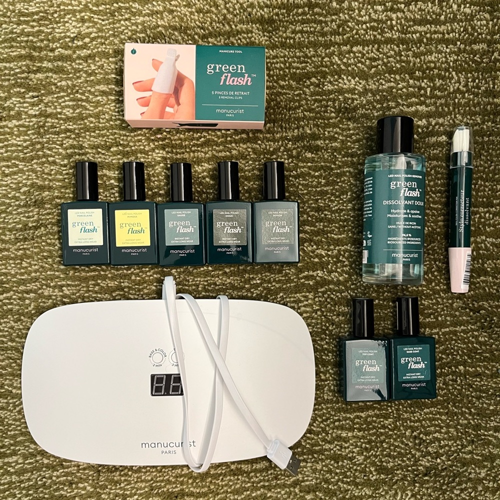 Manicurist Green Flash gel manicure starter kit